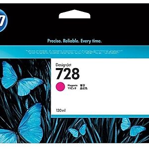 HP 728 Magenta Standard Yield Ink Cartridge (F9J66A)