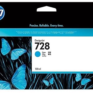 HP 728 Cyan Standard Yield Ink Cartridge (F9J67A)