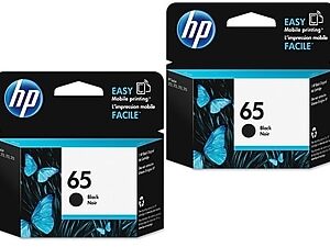 HP 65 Black Standard Yield Ink Cartridges, 2/Pack (1VU22AN-VB)