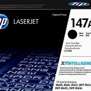 HP 147A Black Standard Yield Toner Cartridge, Prints Up to 10,500 pages (W1470A)