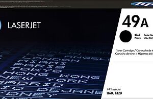 HP 49A Black Standard Yield Toner Cartridge, Prints Up to 2,500 Pages (Q5949A)
