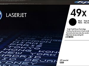 HP 49X Black High Yield Toner Cartridge, Prints Up to 6,000 Pages (Q5949X)