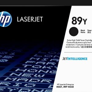 HP 89Y Black Extra High Yield Toner Cartridge, Prints Up to 20,000 Pages (CF289Y)