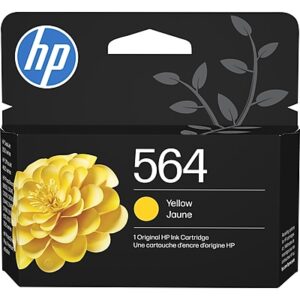 HP 564 Yellow Standard Yield Ink Cartridge, Prints Up to 300 Pages (CB320WN#140)