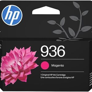 HP 936 Magenta Standard Yield Ink Cartridge, Prints Up to 800 Pages (4S6V0LN)