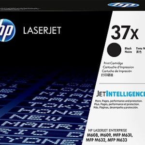 HP 37X Black High Yield Toner Cartridge, Prints Up to 25,000 Pages (CF237X)