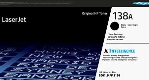 HP 138A Black Standard Toner Cartridge, Works with HP LaserJet Pro 3001 Series, HP LaserJet Pro MFP 3101 Series (W1380A)