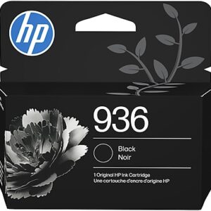 HP 936 Black Standard Yield Ink Cartridge, Prints Up to 1,250 Pages (4S6V2LN)