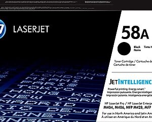HP 58A Black Standard Yield Toner Cartridge, Prints Up to 3,000 Pages (CF258A)