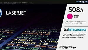 HP 508A Magenta Standard Yield Toner Cartridge, Prints Up to 5,000 Pages (CF363A)