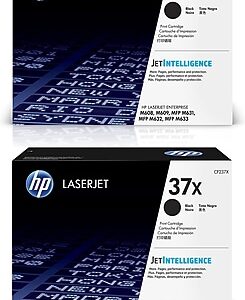 HP 37X Black High Yield Toner Cartridge, 2/Pack (CF237X-2PK-VB)