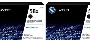 HP 58X Black High Yield Toner Cartridges, 2/Pack (CF258X-VB)