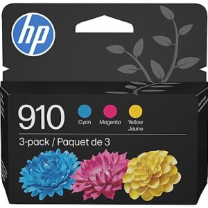 HP 910 Cyan/Magenta/Yellow Standard Yield Ink Cartridge, 3/Pack (3YN97AN#140)