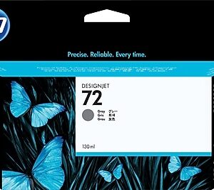 HP 72 Gray Standard Yield Ink Cartridge (C9374A)