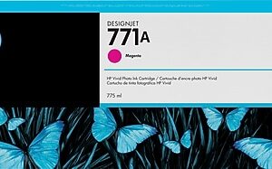 HP 771A Magenta Standard Yield Ink Cartridge (B6Y17A)