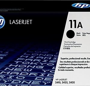 HP 11A Black Standard Yield Toner Cartridge, Prints Up to 12,000 pages (Q6511A)