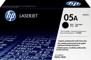 HP 05A Black Standard Yield Toner Cartridge, Prints Up to 2,300 pages (CE505A)