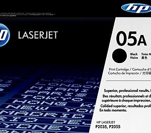 HP 05A Black Standard Yield Toner Cartridge, Prints Up to 2,300 pages (CE505A)