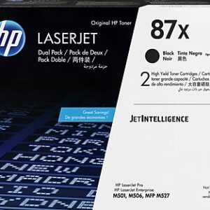 HP 87X Black High Yield Toner Cartridge, Prints Up to 18,000 Pages (CF287XD)
