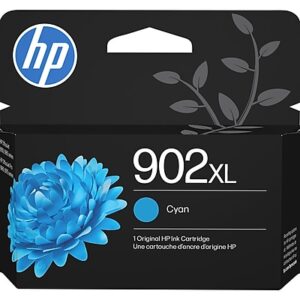 HP 902XL Cyan High Yield Ink Cartridge, Prints Up to 750 Pages (T6M02AN#140)