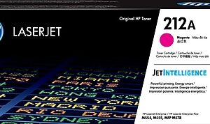 HP 212A Magenta Standard Yield Toner Cartridge, Prints Up to 4,500 pages (W2123A)