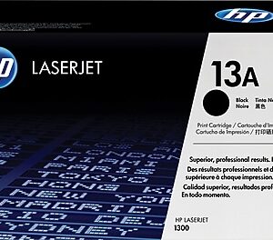 HP 13A Black Standard Yield Toner Cartridge, Prints Up to 2,500 pages (Q2613A)