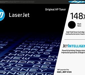 HP 148X Black High Yield Toner Cartridge, Prints Up to 9,500 pages (W1480X)