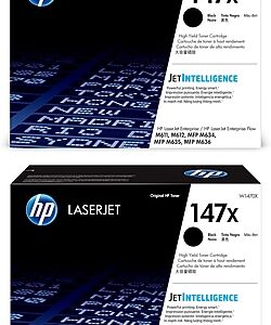 HP 147X Black High Yield Toner Cartridge, 2/Pack (W1470X-2PK-STP)