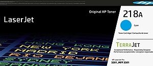 HP 218A Cyan Standard Yield Toner Cartridge, Prints Up to 1200 Pages (W2181A)