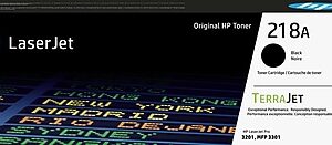 HP 218A Black Standard Yield Toner Cartridge, Prints Up to 1300 Pages (W2180A)