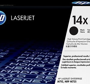 HP 14X Black High Yield Toner Cartridge, Prints Up to 17,500 pages (CF214X)