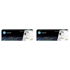 HP 210A Black Standard Yield Toner Cartridge, 2/Pack (W210A2PK-VB)