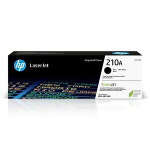 HP 210A Black Standard Toner Cartridge, Works with Color LaserJet Pro 4201, MFP 4301 Series (W2100A)