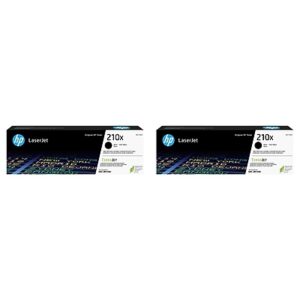 HP 210X Black High Yield Toner Cartridge, 2/Pack (W210X2PK-VB)