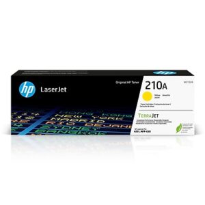 HP 210A Yellow Standard Toner Cartridge, Works with Color LaserJet Pro 4201, MFP 4301 Series (W2102A)