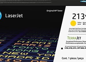 HP 213Y Yellow Extra High Yield Toner Cartridge, Prints Up to 12,000 pages (W2132Y)