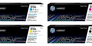 HP 215A Black/Cyan/Magenta/Yellow Standard Yield Toner Cartridge, 4/Pack (W2314A-VB)
