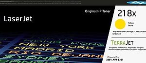 HP 218X Yellow High Yield Toner Cartridge, Prints Up to 2500 Pages (W2182X)