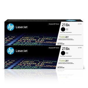 HP 218A Black Standard Yield Toner Cartridge, 2/Pack (W2184A2PK-VB)