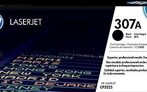 HP 307A Black Standard Yield Toner Cartridge, Prints Up to 7,000 Pages (CE740A)