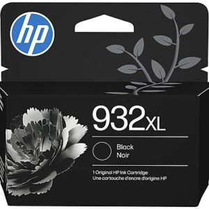 HP 932XL Black High Yield Ink Cartridge, Prints Up to 1,000 Pages (CN053AN#140)