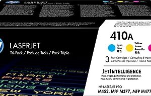 HP 410A Cyan/Magenta/Yellow Standard Yield Toner Cartridge, Prints Up to 2,300 Pages (CF251AM)