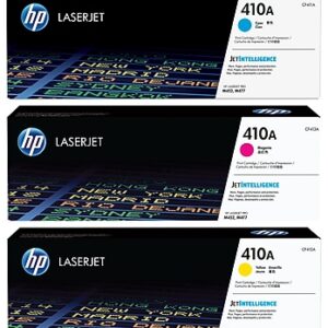 HP 410 Cyan/Magenta/Yellow Standard Yield Toner Cartridge, 3/Pack (CF251AM - VB)