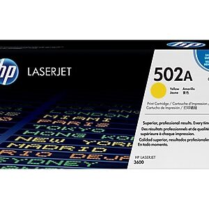 HP 502A Yellow Standard Yield Toner Cartridge, Prints Up to 4,000 pages (Q6472A)