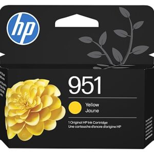 HP 951 Yellow Standard Yield Ink Cartridge, Prints Up to 535 Pages (CN052AN#140)