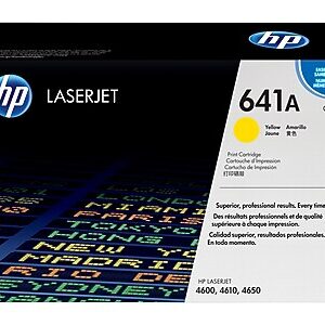 HP 641A Yellow Standard Yield Toner Cartridge, Prints Up to 8,000 pages (C9722A)
