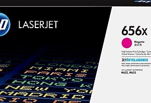HP 656X Magenta High Yield Toner Cartridge, Prints Up to 22,000 Pages (CF463X)