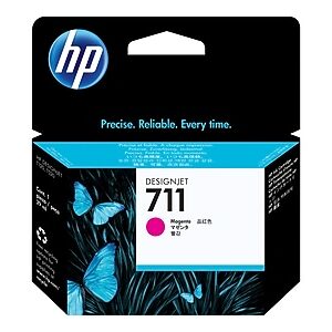 HP 711 Magenta Standard Yield Ink Cartridge (CZ131A)
