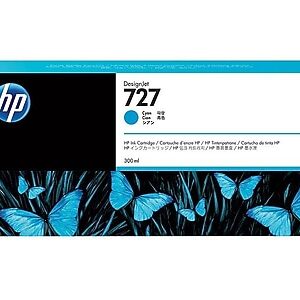 HP 727 Cyan High Yield Ink Cartridge (F9J76A)