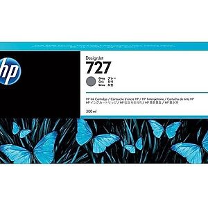 HP 727 Gray High Yield Ink Cartridge (F9J80A)